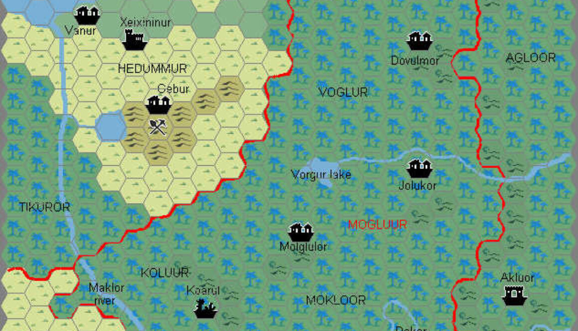 Mogluur, 8 miles per hex by Francesco Defferrari, February 2003