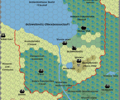 Schweidnitz, 8 miles per hex by Francesco Defferrari, April 2011