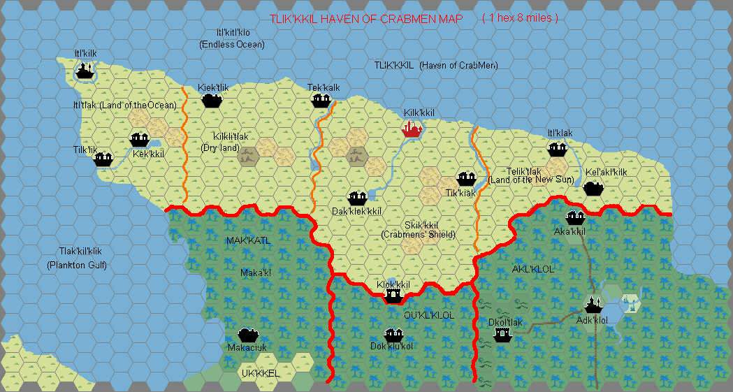 Tlik’kkil, 8 miles per hex by Francesco Defferrari, July 2003