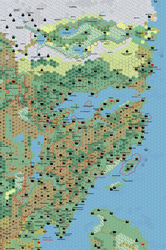 Norwold, 24 miles per hex by Francesco Defferrari, June 2011