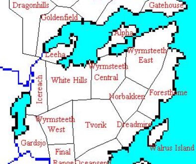 Norwold Political Map by Aleksei Andrievski, August 2000