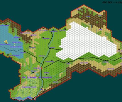 The Republic of Darokin, 8 miles per hex by Tim Roberts, c. July 2001