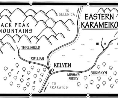 Replica of B10 Eastern Karameikos Players’ Map