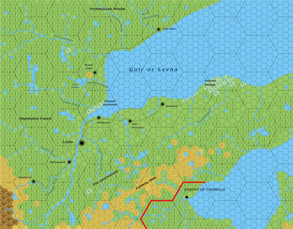 Replica of Dan Eustace’s Leehashire, 4 miles per hex, January 2025