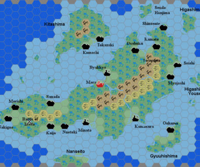 Myoshima, 24 miles per hex by Giampaolo Agosta, August 2007