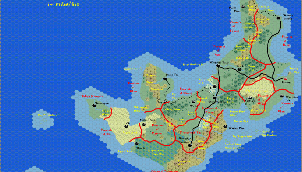 Ochalea, 24 miles per hex by Giampaolo Agosta, March 2007