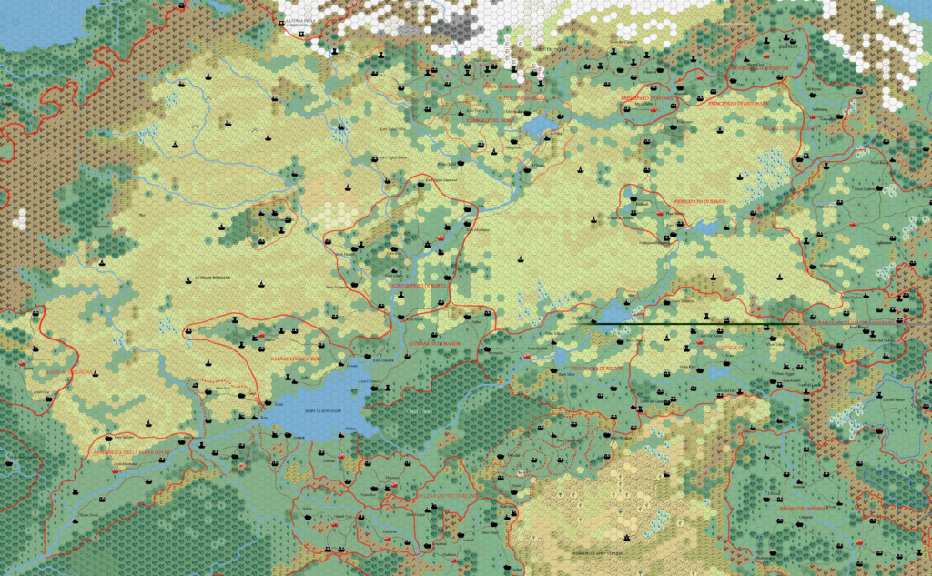 Borea 1160 AC, 24 miles per hex by Andrea Francolini, January 2009