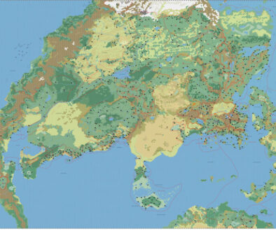 Brun South, 24 miles per hex by Andrea Francolini, January 2005