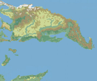 Mystara Eastern Hemisphere, 24 miles per hex by Andrea Francolini, c. November 2006