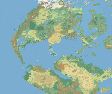 Mystara Western Hemisphere, 24 miles per hex by Andrea Francolini, c. November 2006