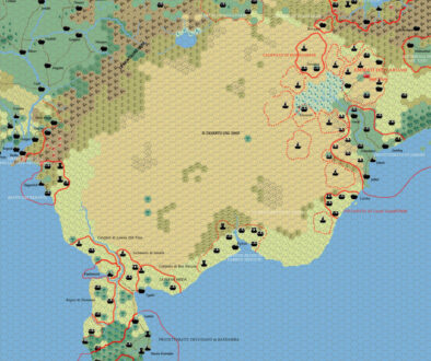 Sind 1160 AC, 24 miles per hex by Andrea Francolini, January 2009