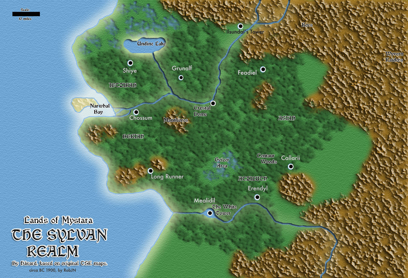 The Sylvan Realm by Håvard, revised by Robert Nuttman, January 2015