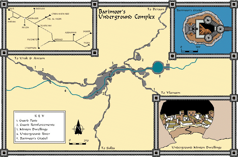Barimoor’s Underground Complex by Alan Derek Jones, October 2001