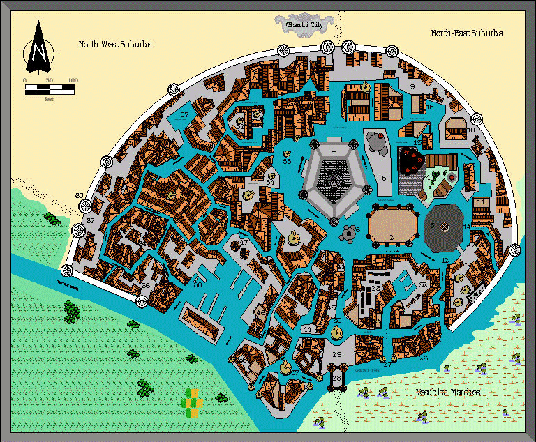 Glantri City by Alan Derek Jones, August 2002