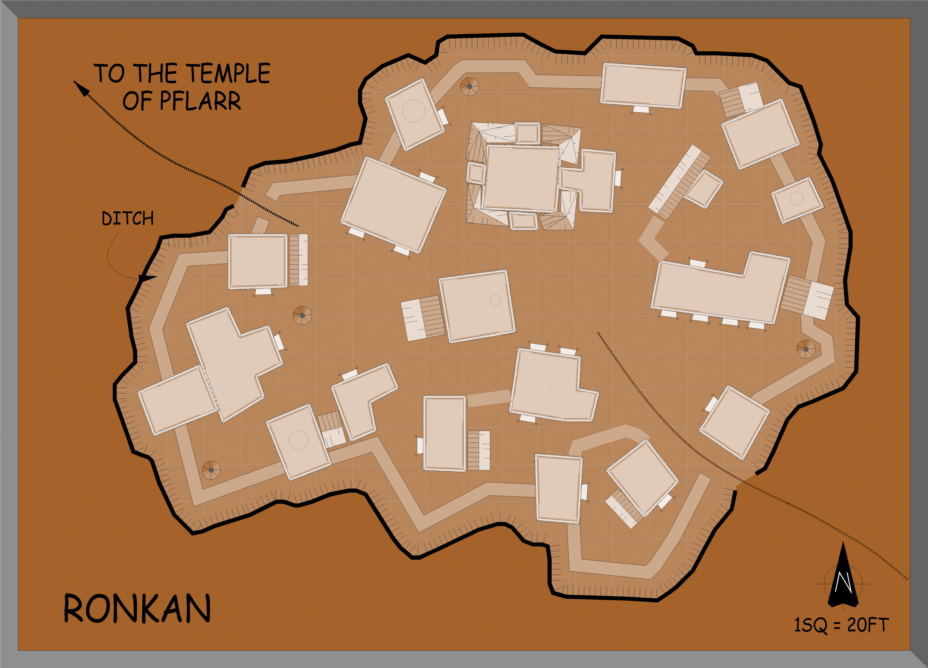 Ronkan by Alan Derek Jones, July 2001, exported in high resolution by Thorfinn Tait, April 2025