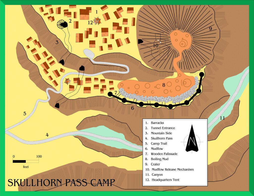 Skullhorn Pass Camp by Alan Derek Jones, March 2002, exported in high resolution by Thorfinn Tait, April 2025