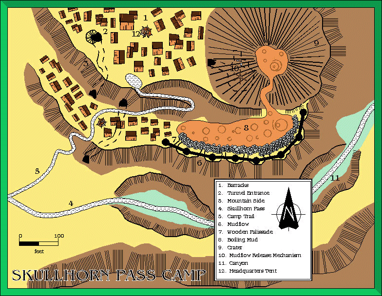 Skullhorn Pass Camp by Alan Derek Jones, March 2002