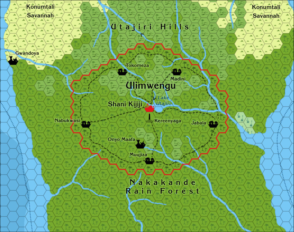 Ulimwengu, 8 miles per hex (1993)