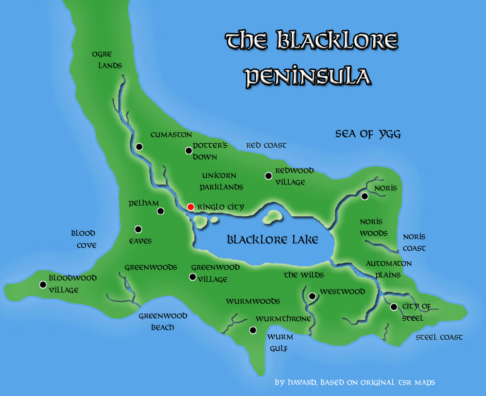The Blacklore Peninsula by Håvard, August 2006