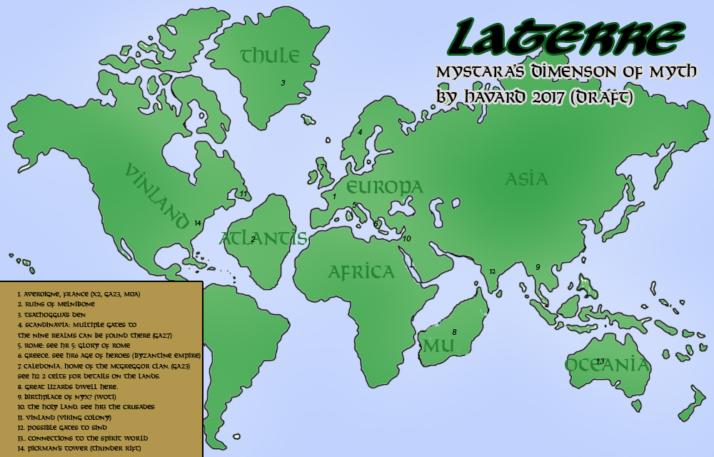 Laterre - Mystara’s Dimension of Myth by Håvard, October 2017