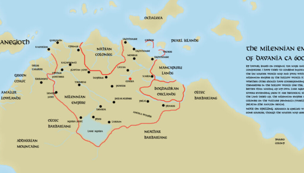 The Milenian Empire, c. 600 BC v1 by Håvard, January 2009