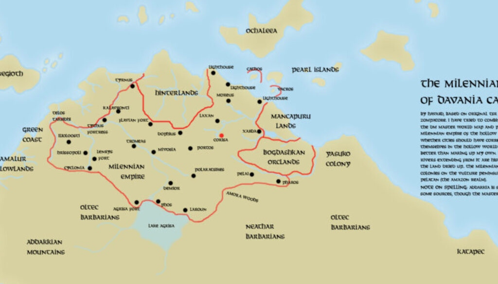 The Milenian Empire, c. 600 BC v2 by Håvard, January 2009