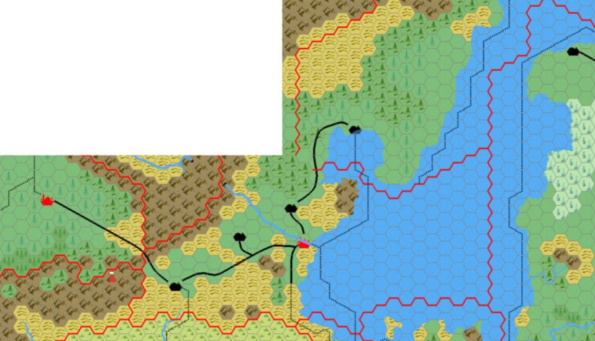 Heldann Border area, 24 miles per hex by Mark Howard, March 2005