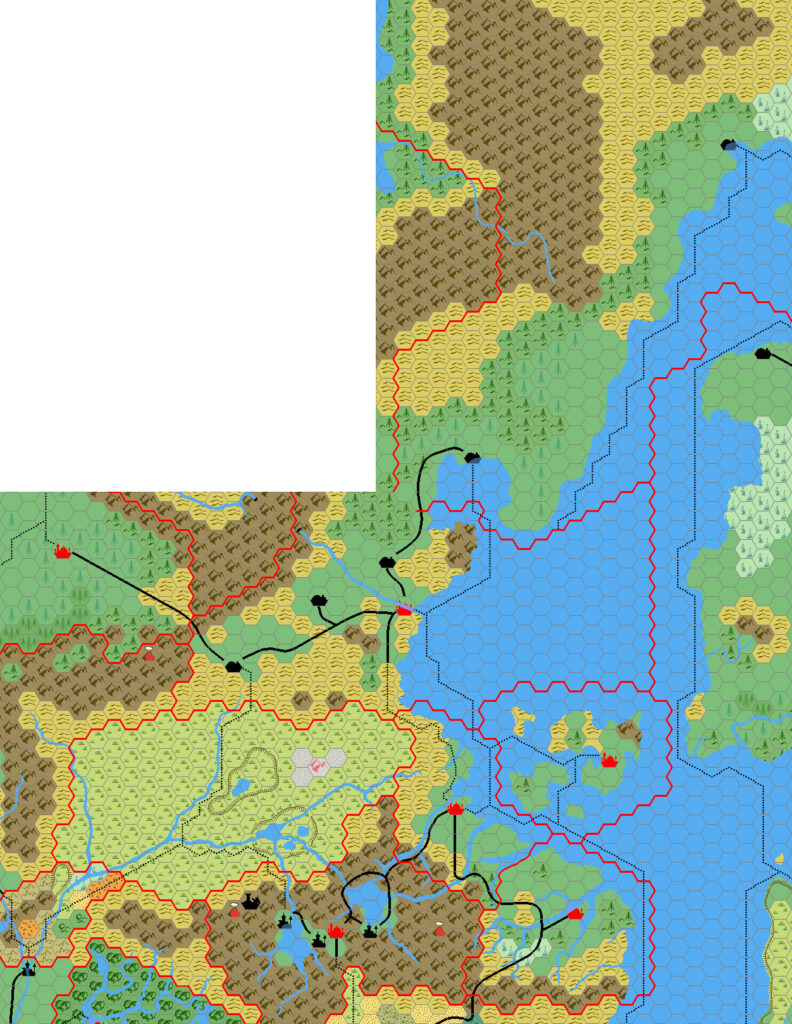 Heldann Border area, 24 miles per hex by Mark Howard, March 2005