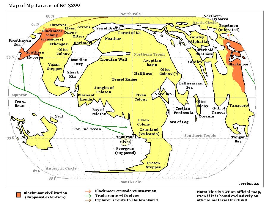 Mystara, 3200 BC by Michele Carpita, August 2005