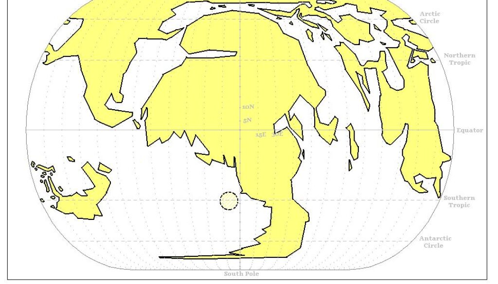 Precataclysmic Mystara centred on Evergrun by Michele Carpita, August 2005
