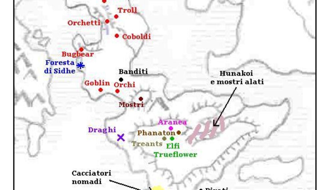 Nonhuman Populations of the Isle of Dawn by Michele Carpita, September 2005