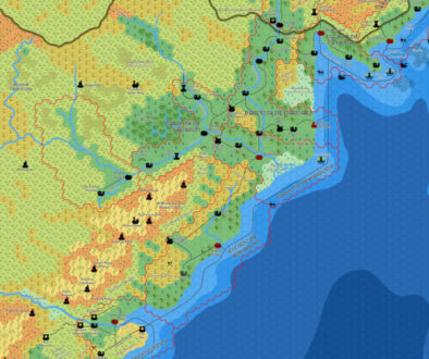 The Western Gulf of Hule, 8 miles per hex v2 by Mark Howard, June 2025