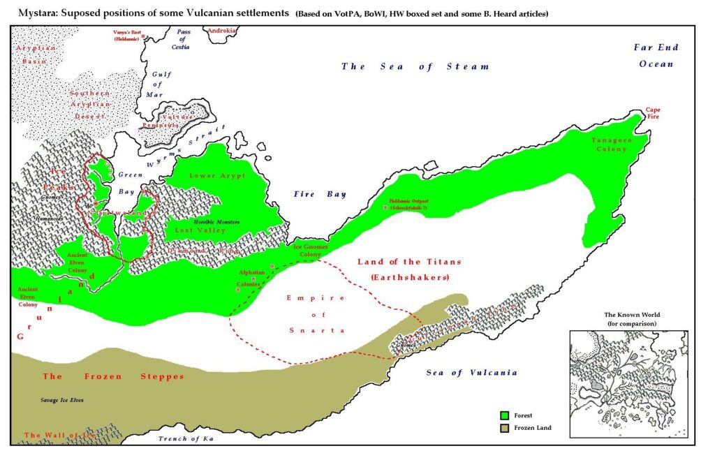 Vulcanian Settlements by Michele Carpita, February 2007