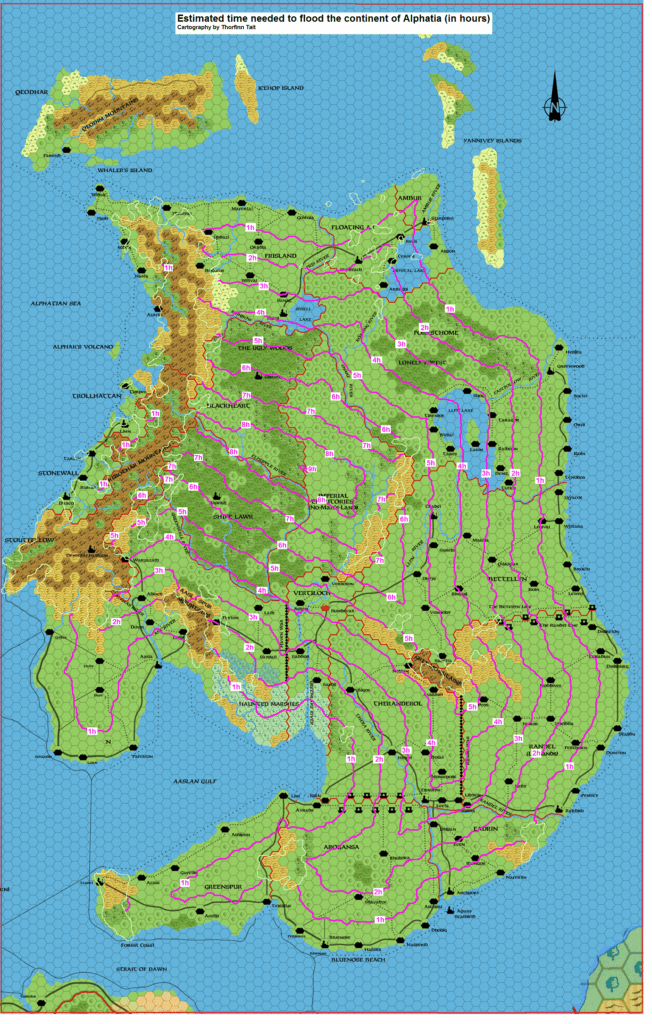 Alphatia, 24 miles per hex Tidal Wave by Michele Carpita, October 2010
