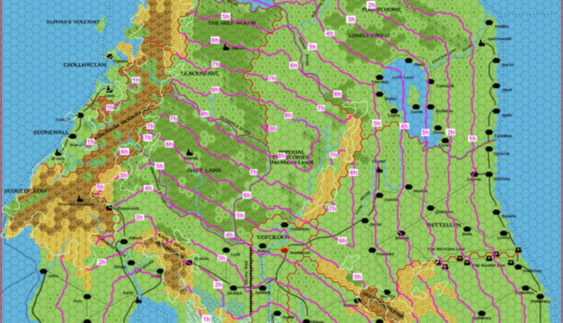 Alphatia, 24 miles per hex Tidal Wave by Michele Carpita, October 2010