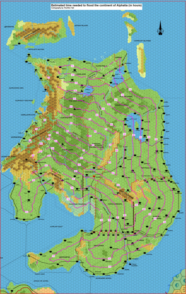 Alphatia, 24 miles per hex Tidal Wave by Michele Carpita, October 2010