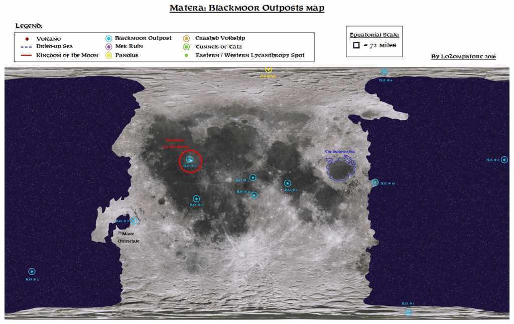 Matera: Blackmoor Outposts Map by Michele Carpita, February 2016