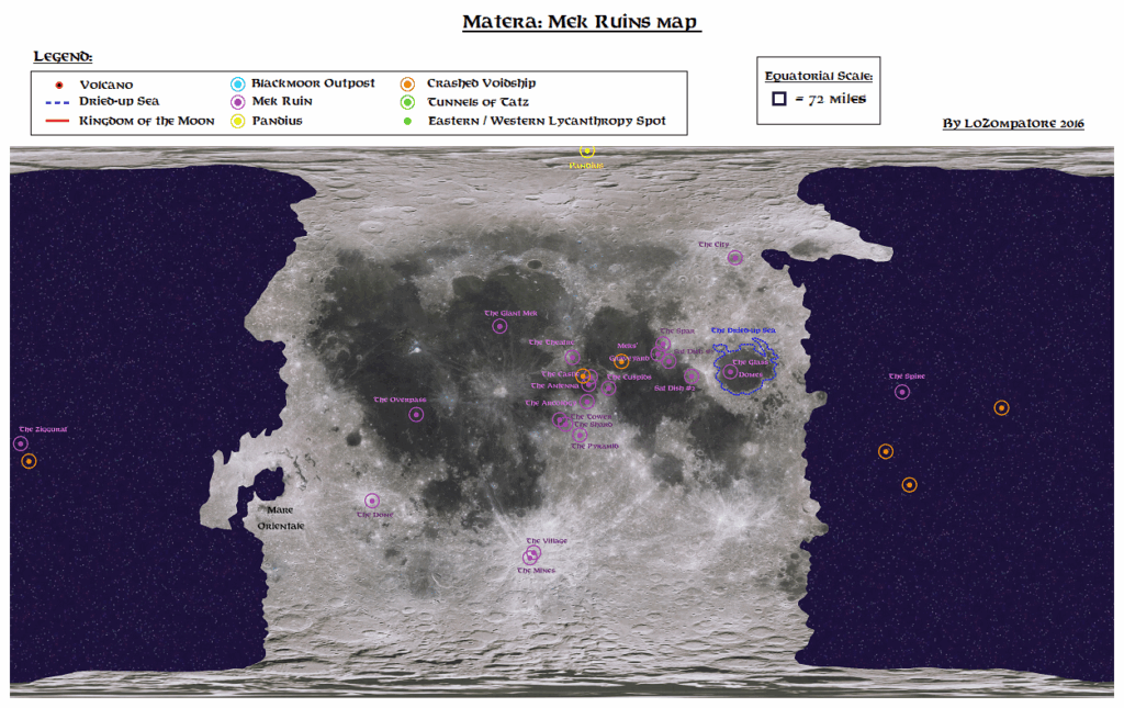 Matera: Mek Ruins Map by Michele Carpita, February 2016