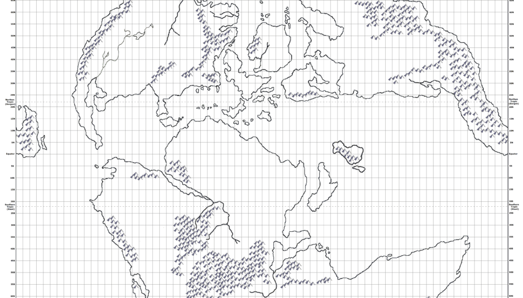 Outer World with graticule by Michele Carpita, April 2013