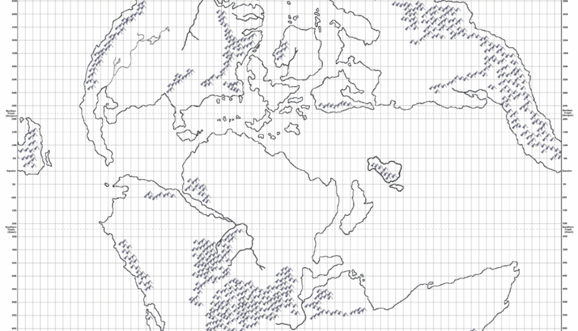 Outer World with graticule by Michele Carpita, April 2013