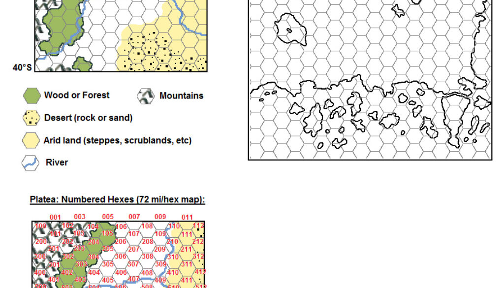 Platea, 72 miles per hex by Michele Carpita, October 2010