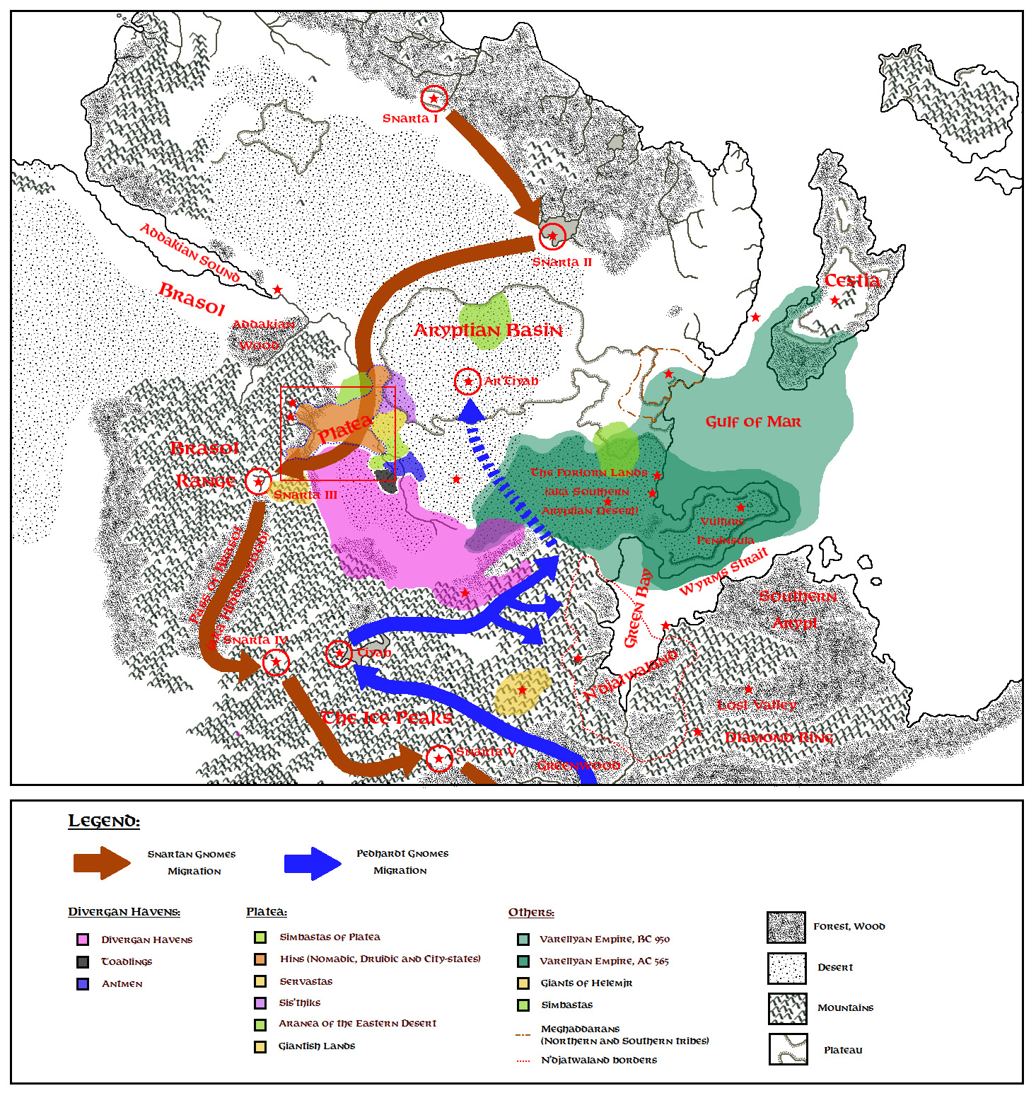 Snartan Migrations by Michele Carpita, July 2014