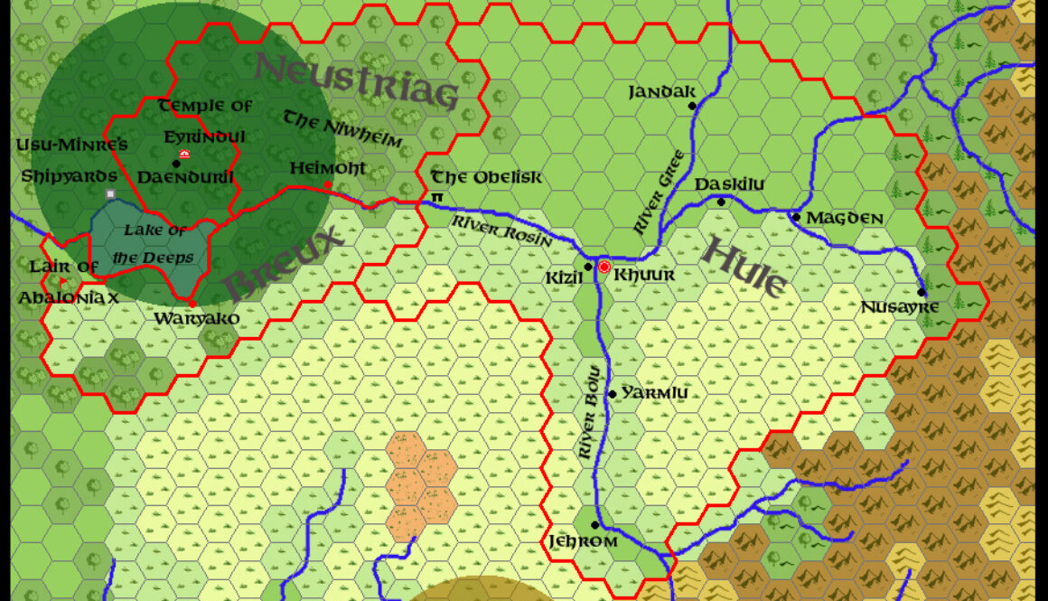 Hule 580 AC, 24 miles per hex by Michele Carpita, July 2021