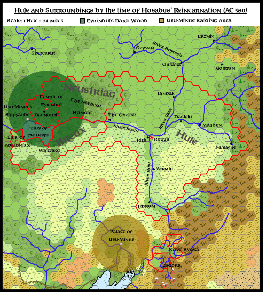 Hule 580 AC, 24 miles per hex by Michele Carpita, July 2021
