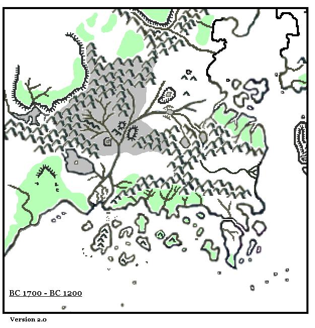 The Known World 1700-1200 BC by Michele Carpita, November 2006