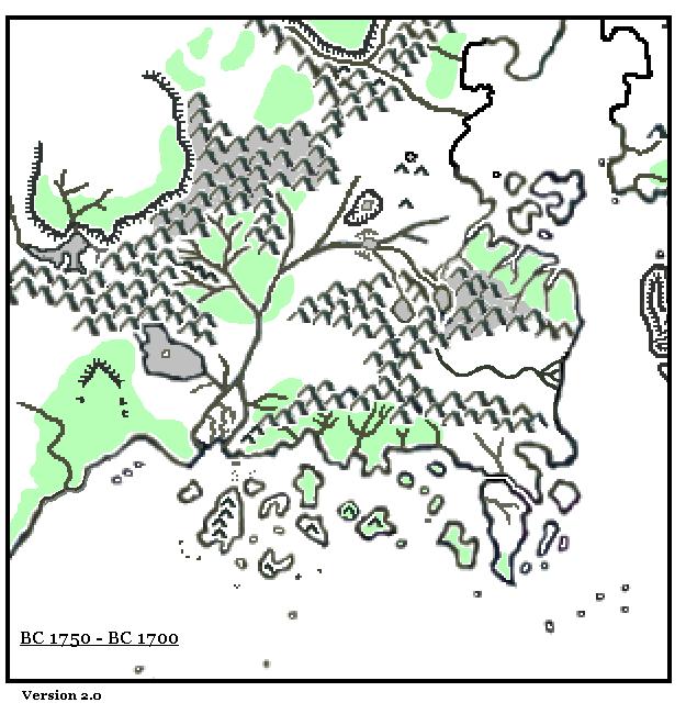 The Known World 1750-1700 BC by Michele Carpita, November 2006