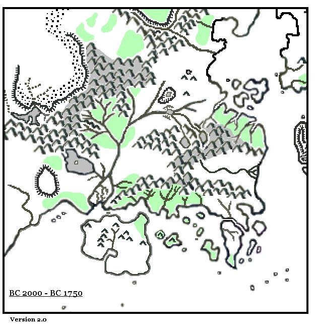 The Known World 2000-1750 BC by Michele Carpita, November 2006