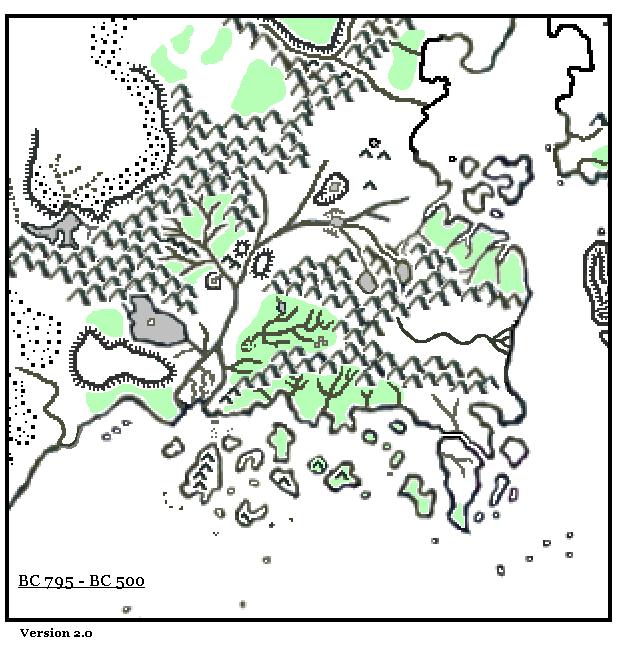 The Known World 795-500 BC by Michele Carpita, November 2006
