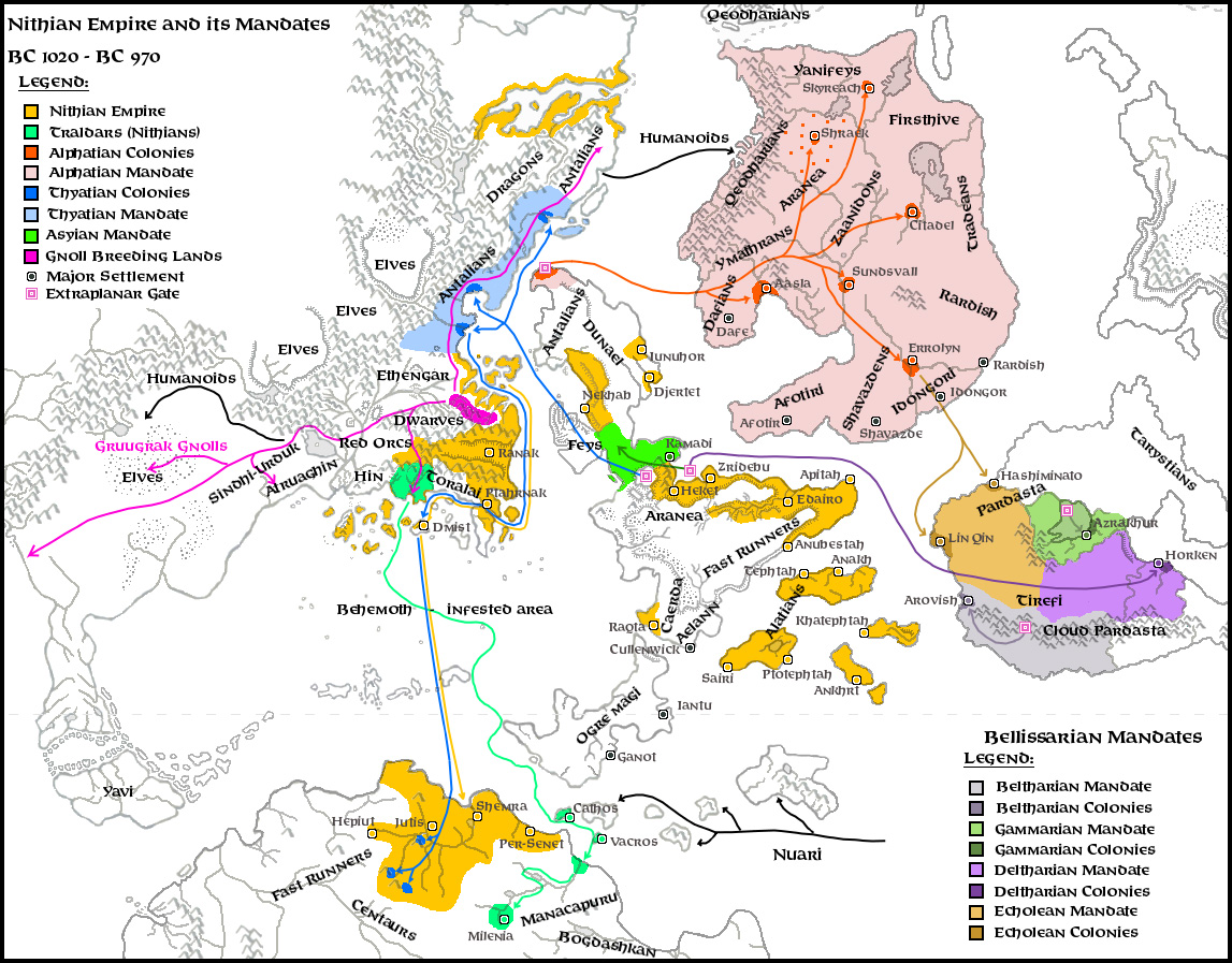 Nithian Empire, 1200-970 BC by Michele Carpita, March 2021