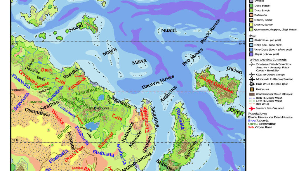 North Central Arypt Populations by Michele Carpita, June 2021
